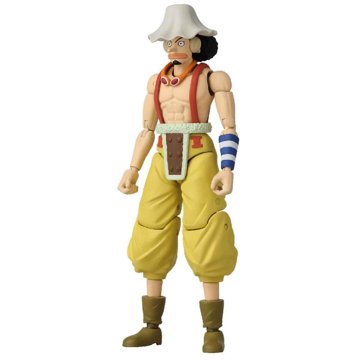 BANDAI Anime Heroes Usopp Figure – 17cm Articulated One Piece with Accessories