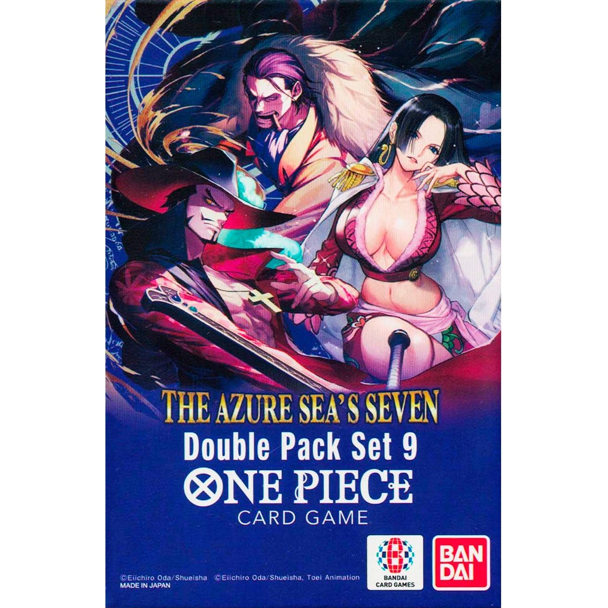 One Piece TCG DP-09 The Azure Sea's Seven Double Pack – 2 Boosters + Exclusive DON Cards | Bandai