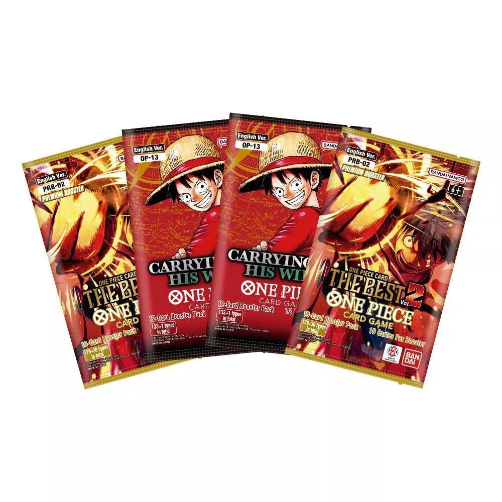 Bandai One Piece TCG Illustration Box Vol. 5 IB-05 – 4 Packs & Promo Cards