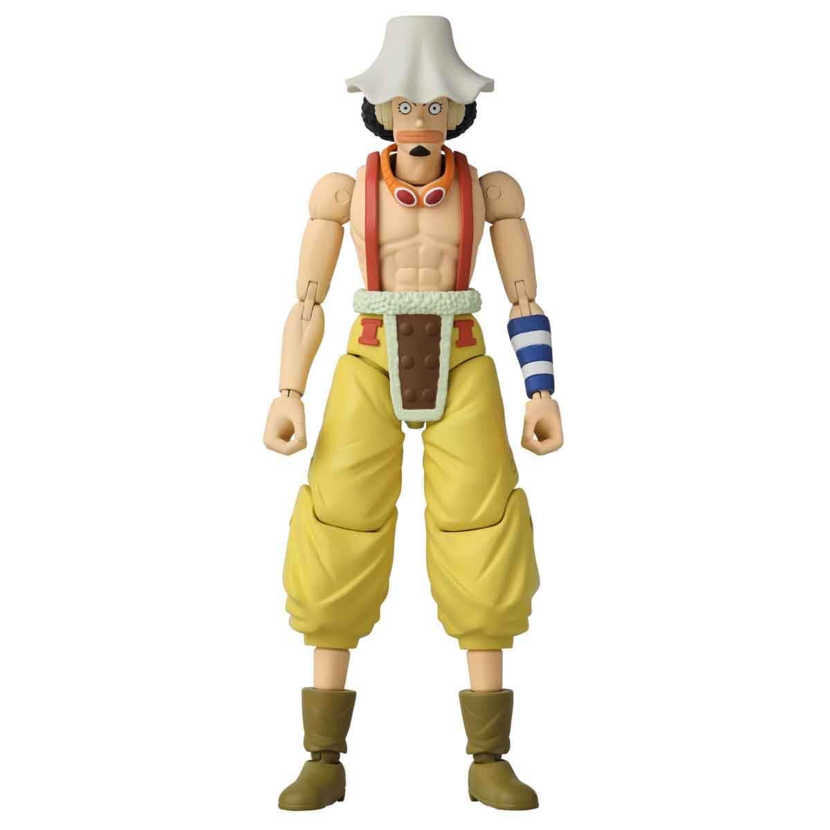BANDAI Anime Heroes Usopp Figure – 17cm Articulated One Piece with Accessories