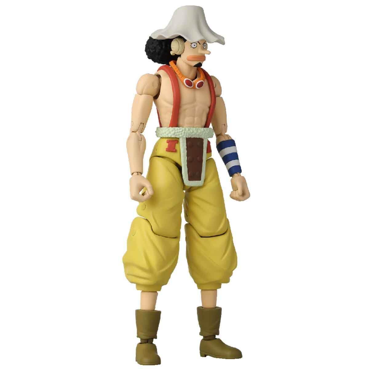 BANDAI Anime Heroes Usopp Figure – 17cm Articulated One Piece with Accessories