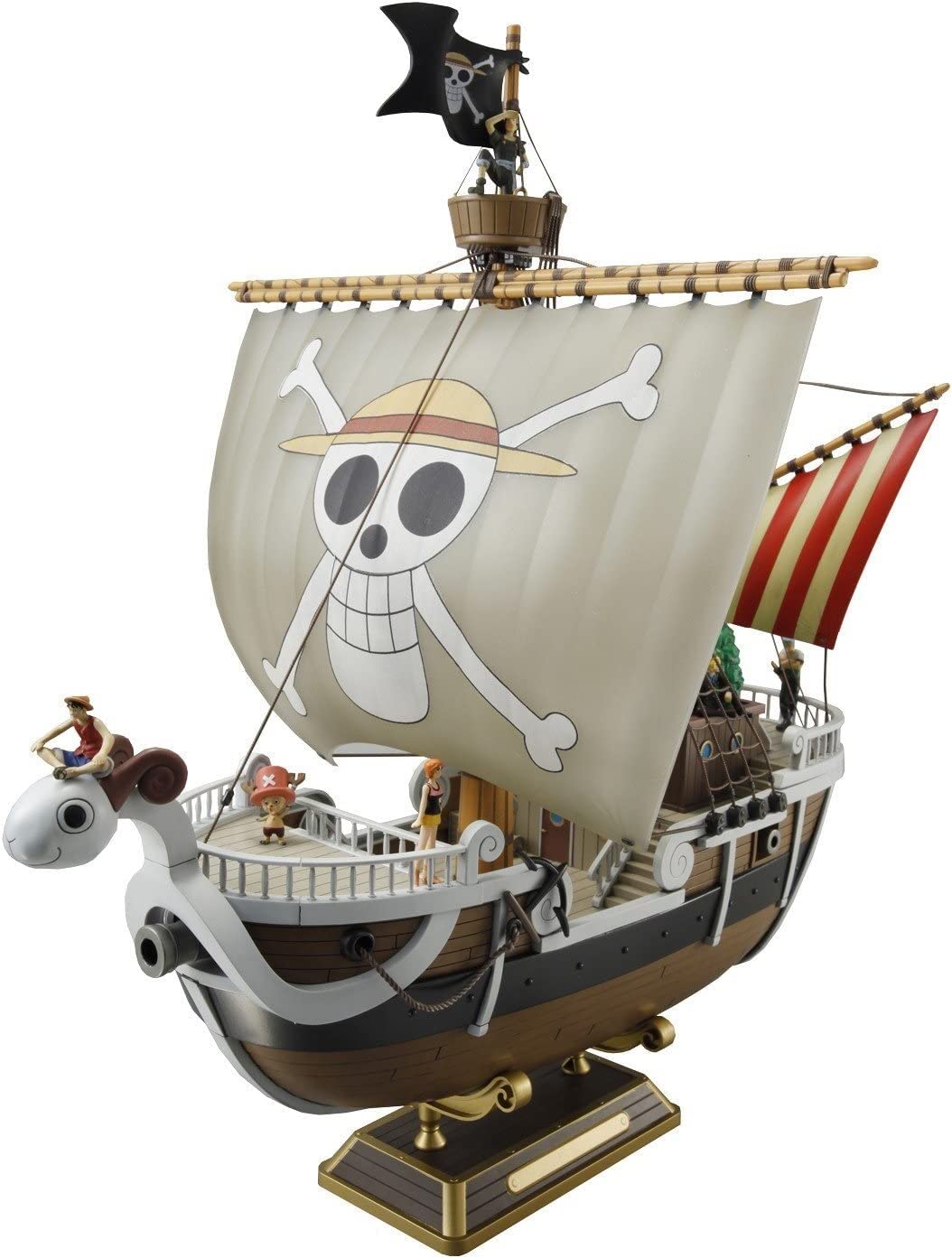 Bandai Hobby One Piece Going Merry Model Kit – Self-Assembly PVC Ship, No Glue or Paint