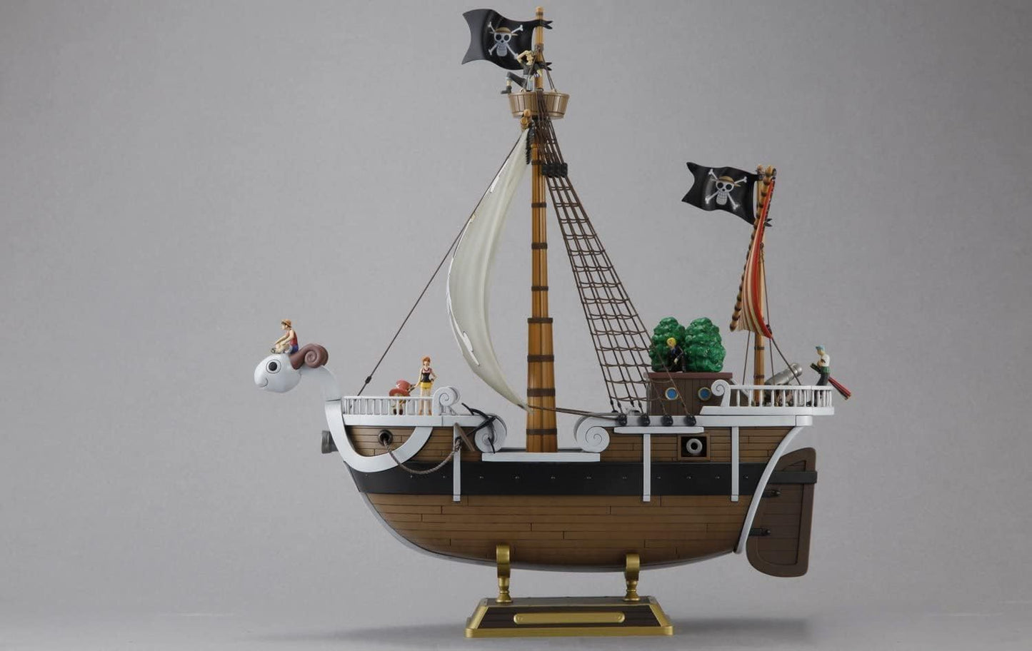 Bandai Hobby One Piece Going Merry Model Kit – Self-Assembly PVC Ship, No Glue or Paint