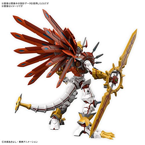 Bandai Hobby ShineGreymon Figure-Rise Standard Amplified Model Kit | Official Digimon Licensed