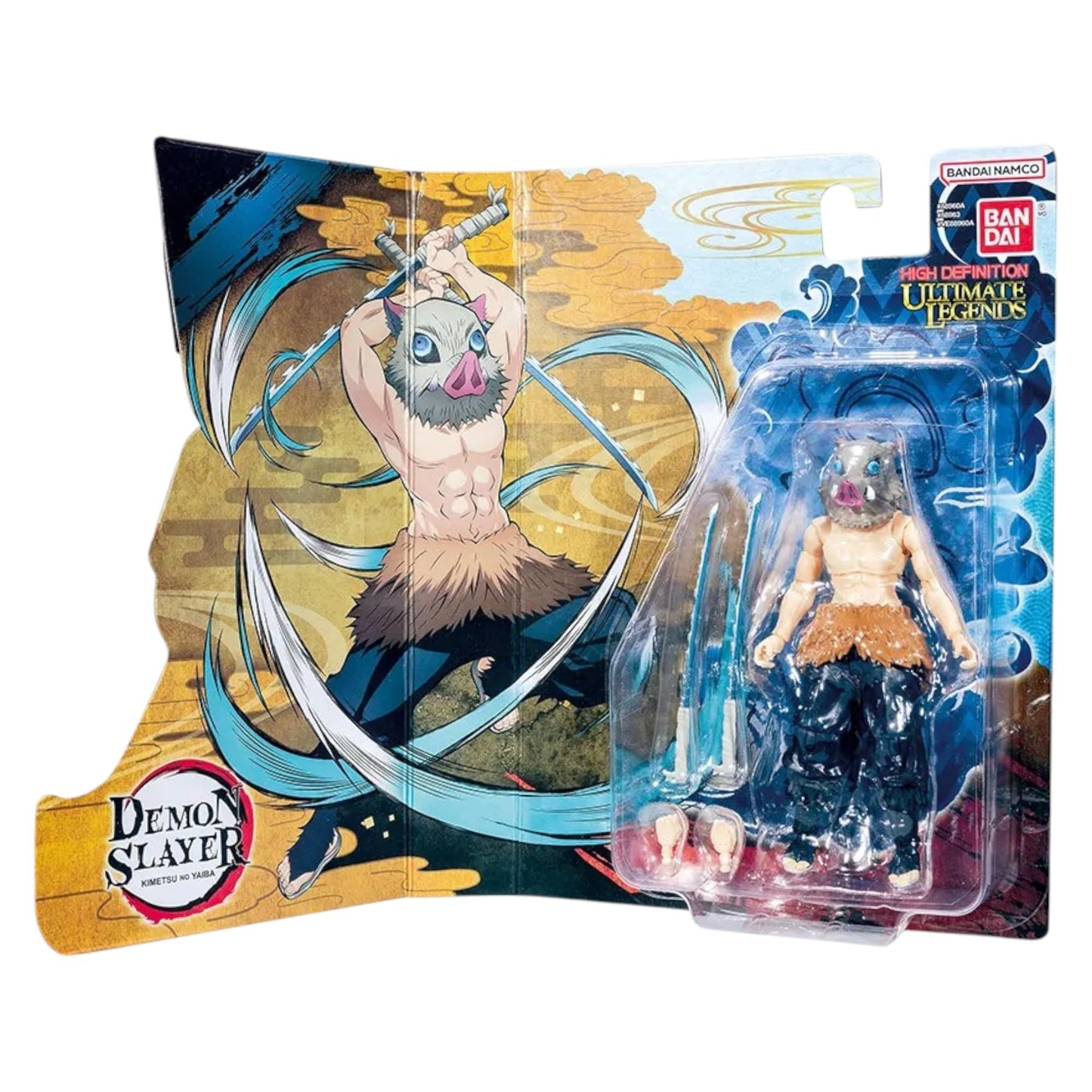 Bandai Ultimate Legends Inosuke Hashibira Action Figure – 12.5 cm, 27 Points of Articulation, Demon Slayer Collectible