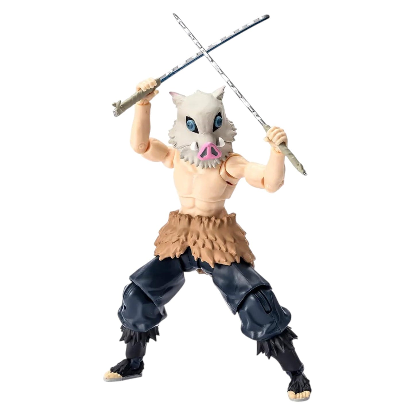 Bandai Ultimate Legends Inosuke Hashibira Action Figure – 12.5 cm, 27 Points of Articulation, Demon Slayer Collectible