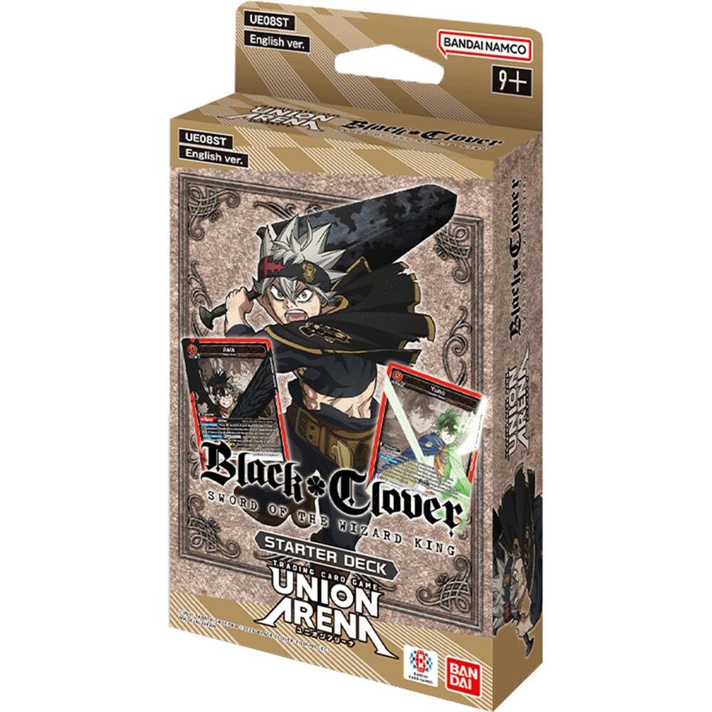 BANDAI Union Arena Card Game Starter Deck: Black Clover (UE08ST) – Red Asta Deck