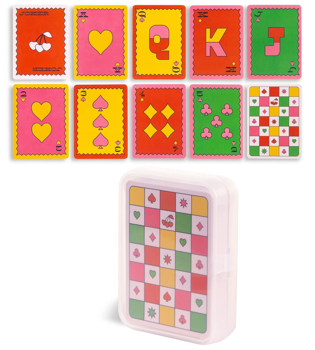 Ban.do Game On! Waterproof Playing Cards – 52-Card Deck with Storage Case