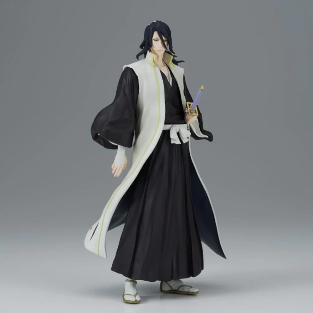 Banpresto Bleach Byakuya Kuchiki Solid & Souls Figure | 6.7-Inch Official Bandai Spirits Collectible