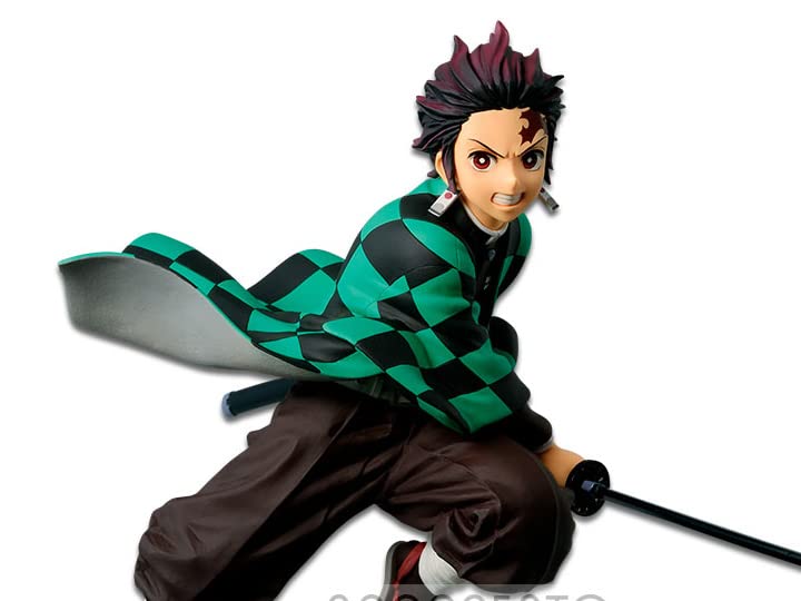 Banpresto Vibration Stars Tanjiro Kamado Figure – Demon Slayer Collectible, 6-Inch Tall