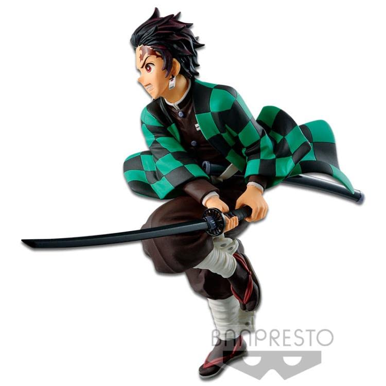 Banpresto Vibration Stars Tanjiro Kamado Figure – Demon Slayer Collectible, 6-Inch Tall