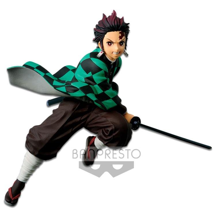 Banpresto Vibration Stars Tanjiro Kamado Figure – Demon Slayer Collectible, 6-Inch Tall
