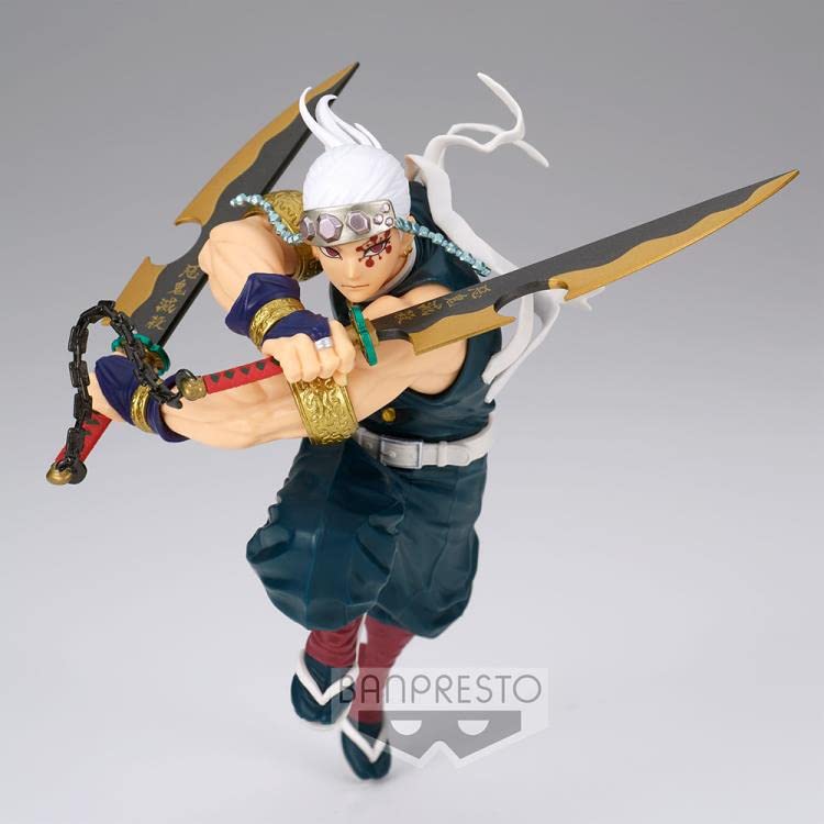 Banpresto Demon Slayer: Kimetsu no Yaiba Vibration Stars Tengen Uzui Figure – Official Licensed