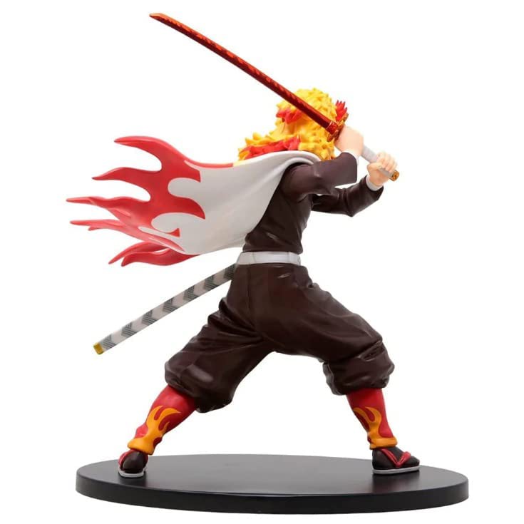 BanPresto Demon Slayer Vibration Stars Kyojuro Rengoku Figure – 6.3-Inch Display Piece