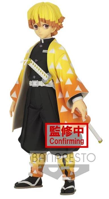Banpresto Grandista Zenitsu Agatsuma Figure – Demon Slayer Collectible Statue
