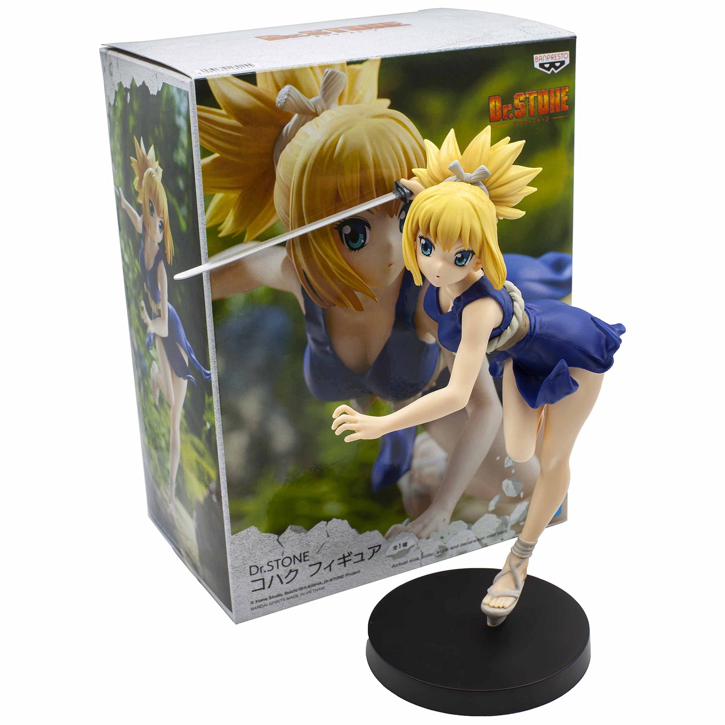 BanPresto Dr. Stone Kohaku Statue – Official Licensed Figure