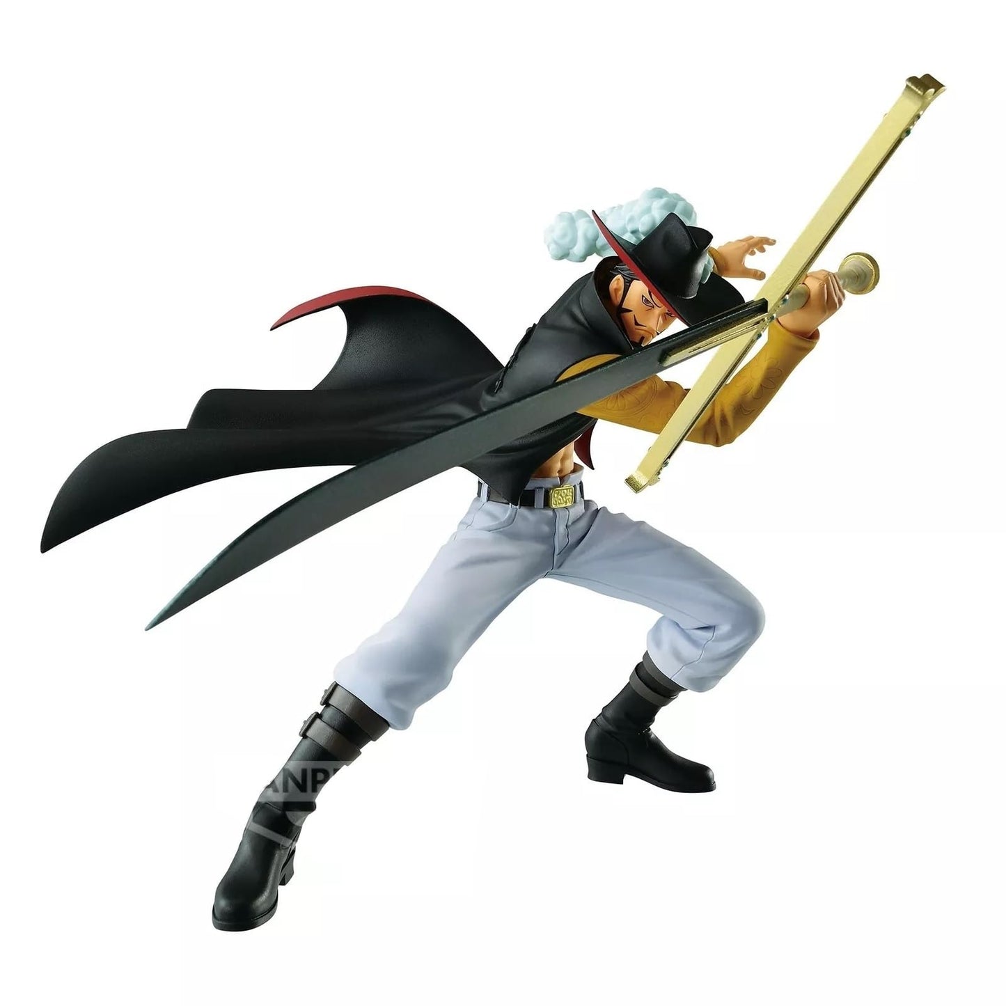 Banpresto One Piece Dracule Mihawk Battle Record Figure – 5.1 Inch Display