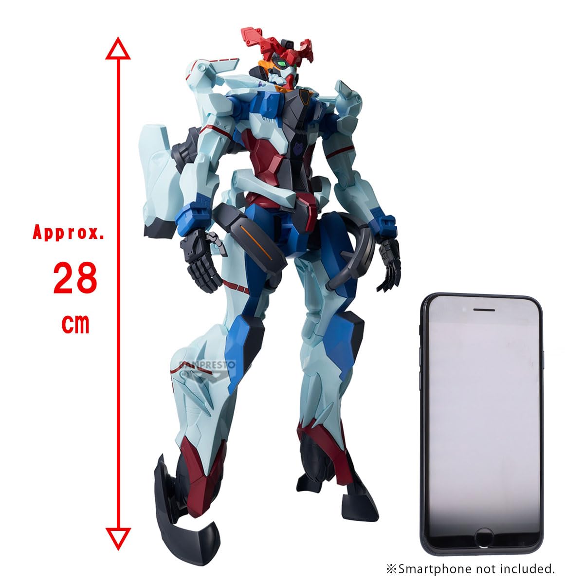 Banpresto GENKAI TOPPA GQuuuuuuX Figure - 11-Inch Gundam GQuuuuuuX