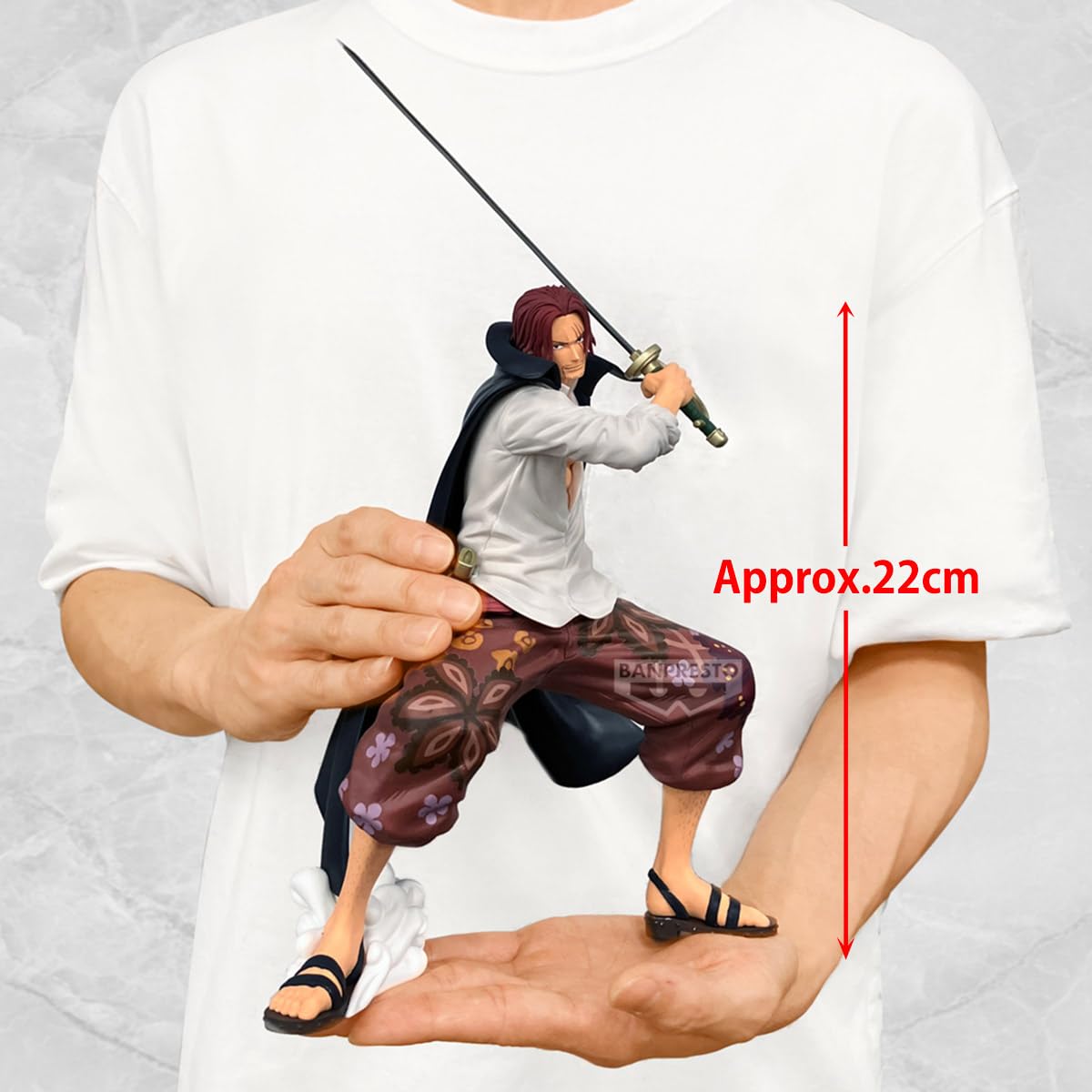 Banpresto Grandista Shanks Figure - 8.7-Inch Official Collectible