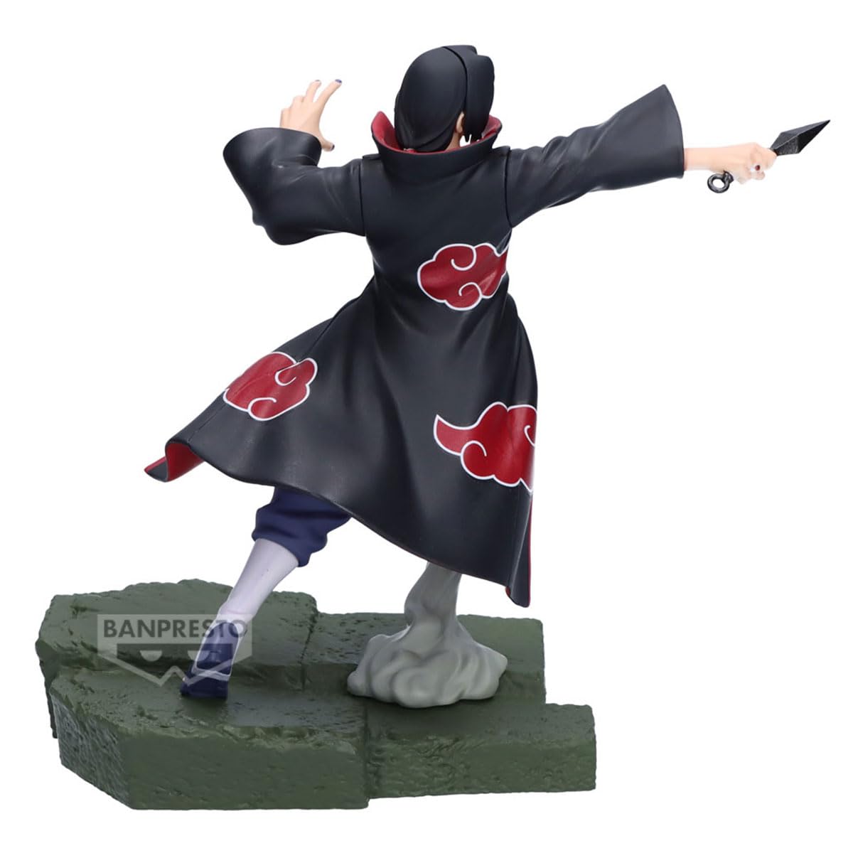 Banpresto Naruto Shippuden Itachi Uchiha Combination Battle Figure – 6.3-Inch, Officially Licensed