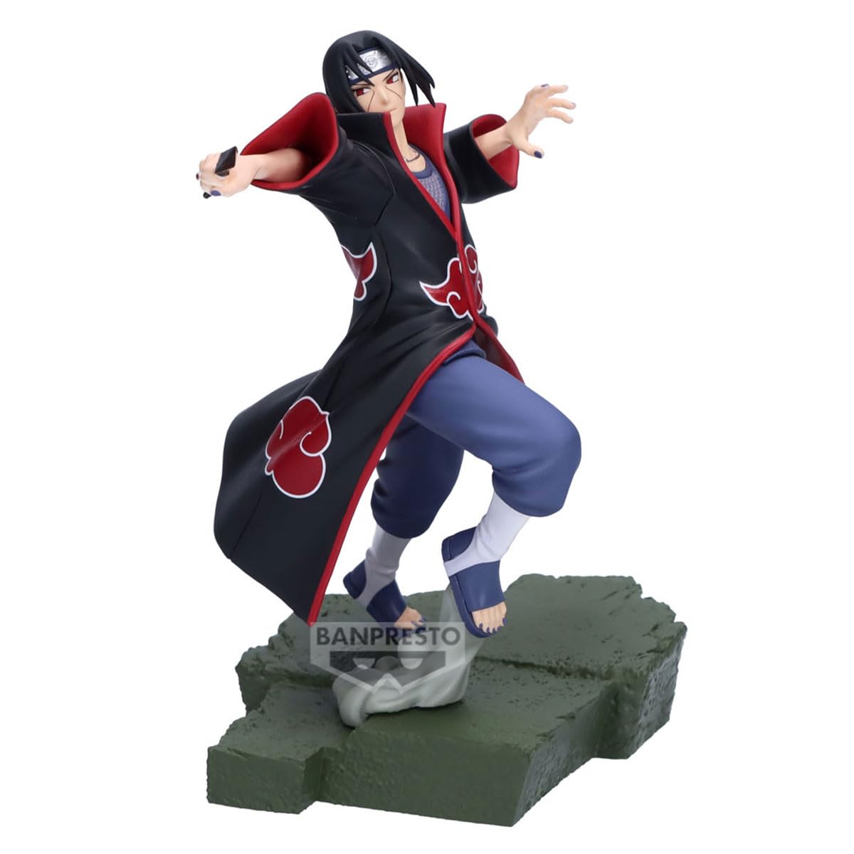 Banpresto Naruto Shippuden Itachi Uchiha Combination Battle Figure – 6.3-Inch, Officially Licensed