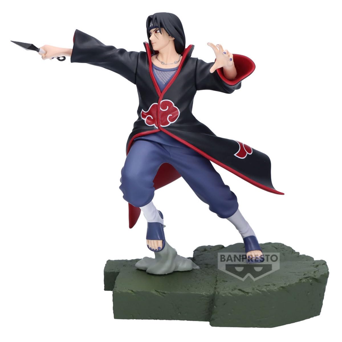 Banpresto Naruto Shippuden Itachi Uchiha Combination Battle Figure – 6.3-Inch, Officially Licensed