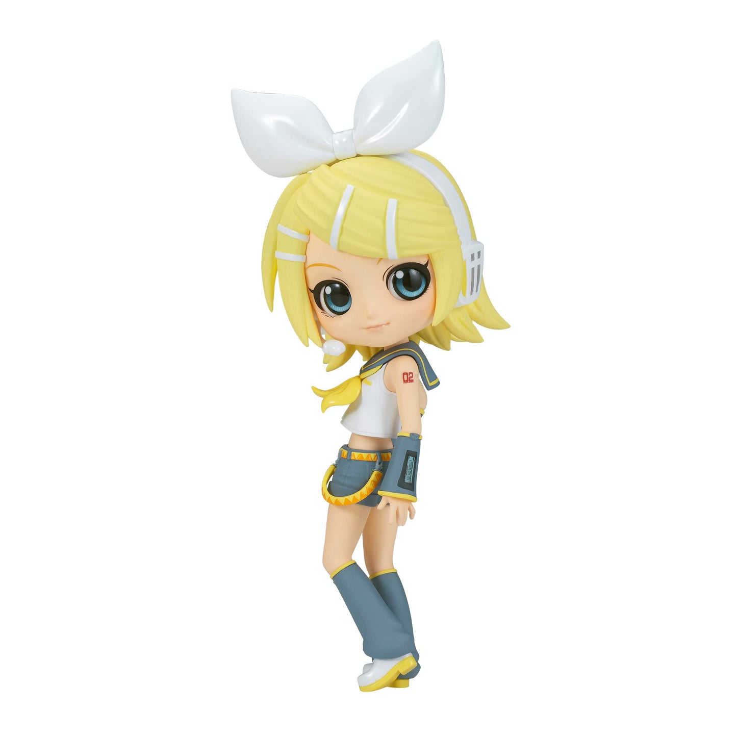 Banpresto Kagamine Rin Ver. B Q posket Figure – 5.5-Inch Collectible by Bandai Spirits