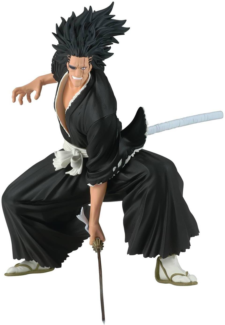 Banpresto Bleach Kenpachi Zaraki Vibration Stars Figure - 5.1-inch Display