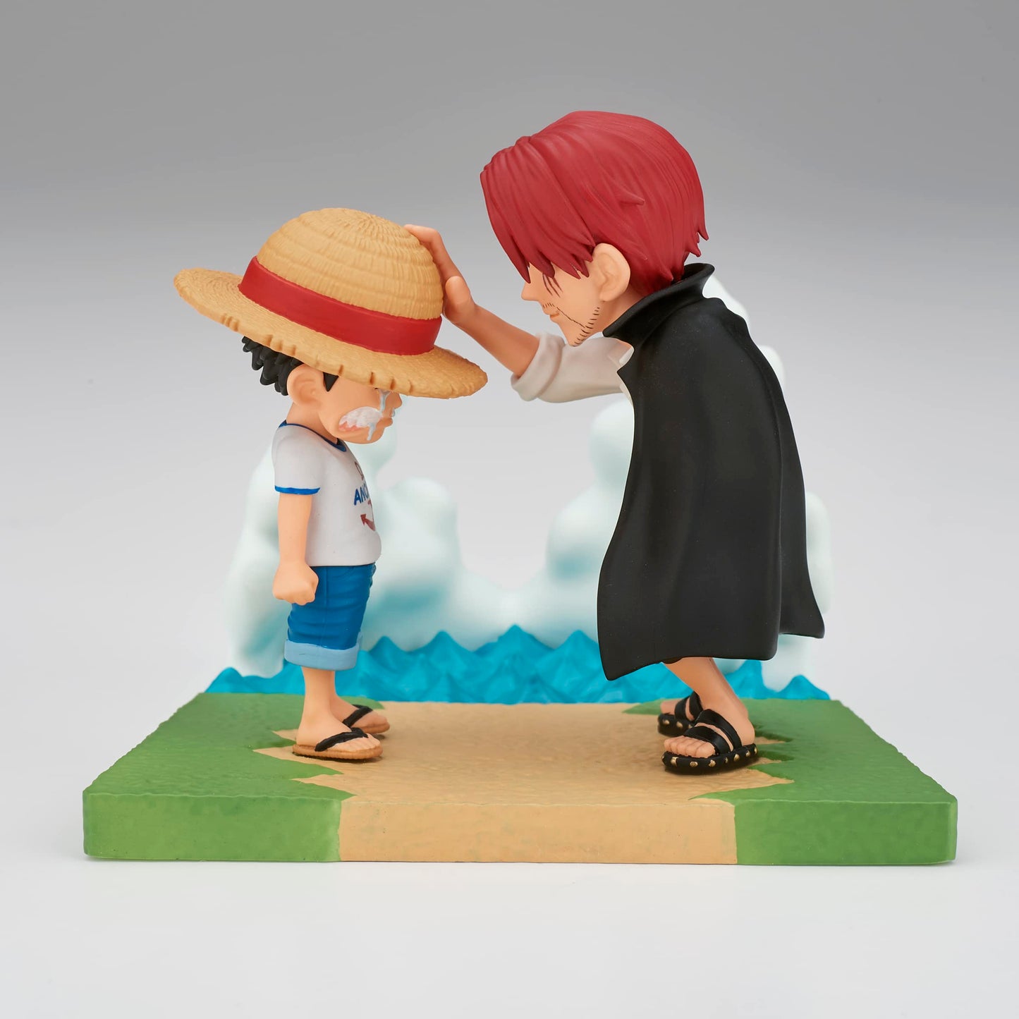 Banpresto World Collectable Figure Log Stories: Monkey D. Luffy & Shanks - 2.8in Tall