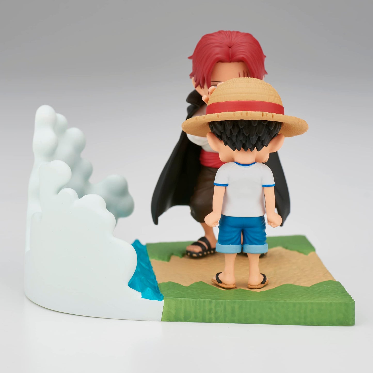 Banpresto World Collectable Figure Log Stories: Monkey D. Luffy & Shanks - 2.8in Tall