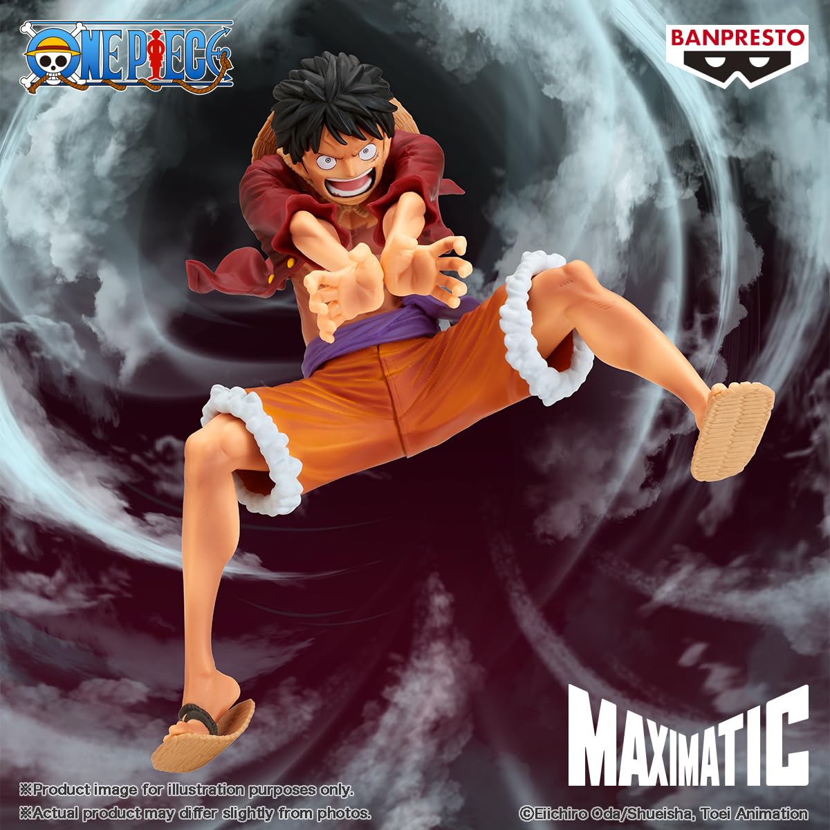 Banpresto Maximatic Monkey D. Luffy Special (B) Figure – 8.3-Inch Official Licensed