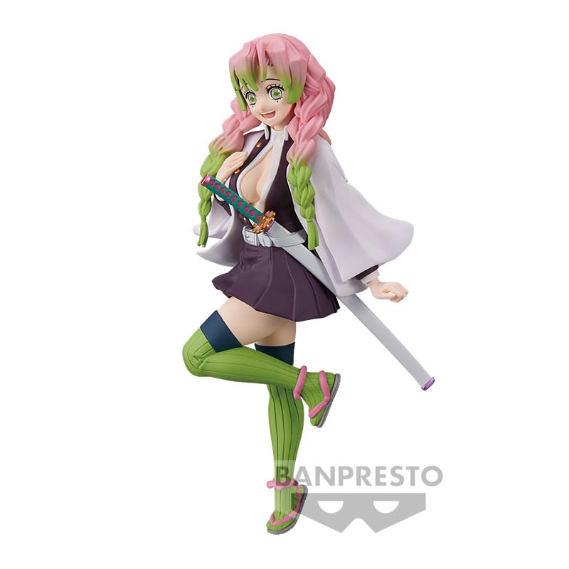 Banpresto Mitsuri Kanroji Vol. 34 Figure – Demon Slayer Kimetsu no Yaiba, 6.3-Inch Official Bandai Spirits