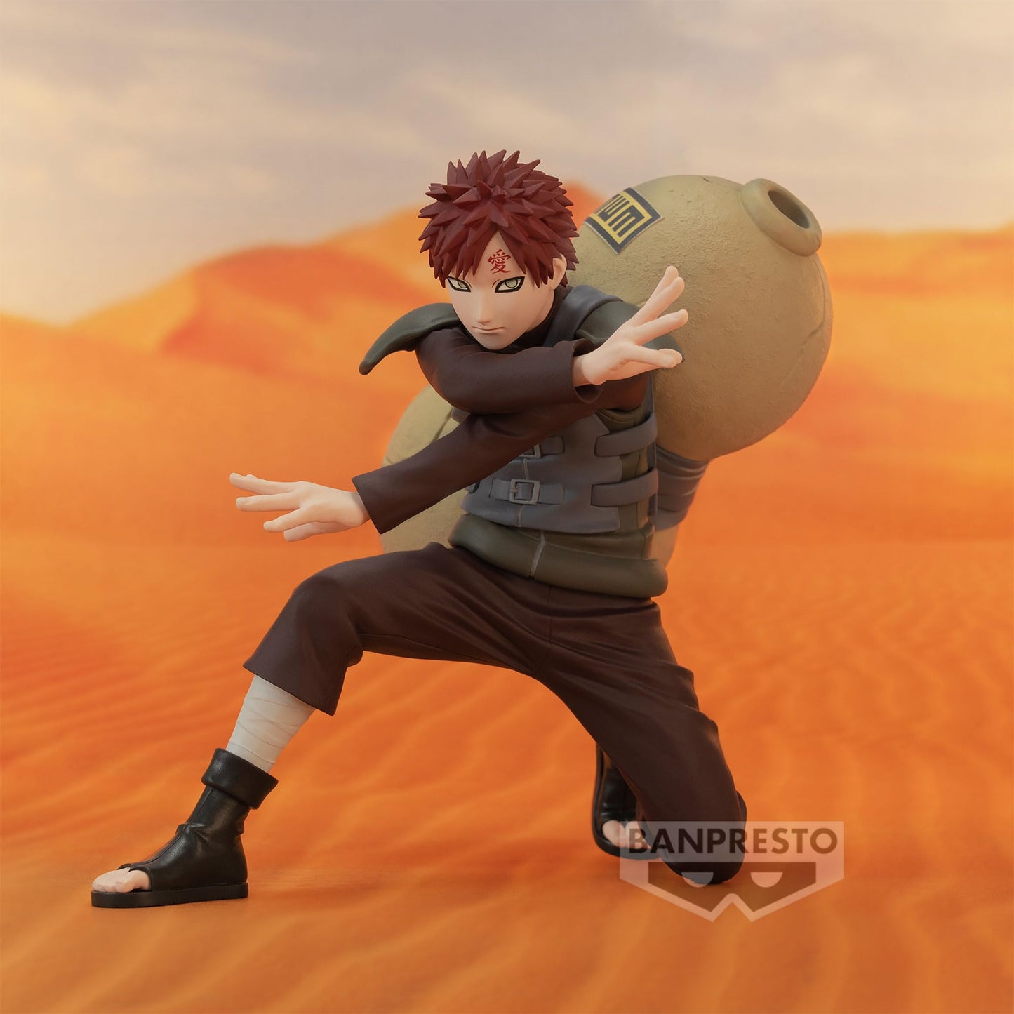 Banpresto Naruto Shippuden Gaara II – Vibration Stars Figure, 4.7 inch tall