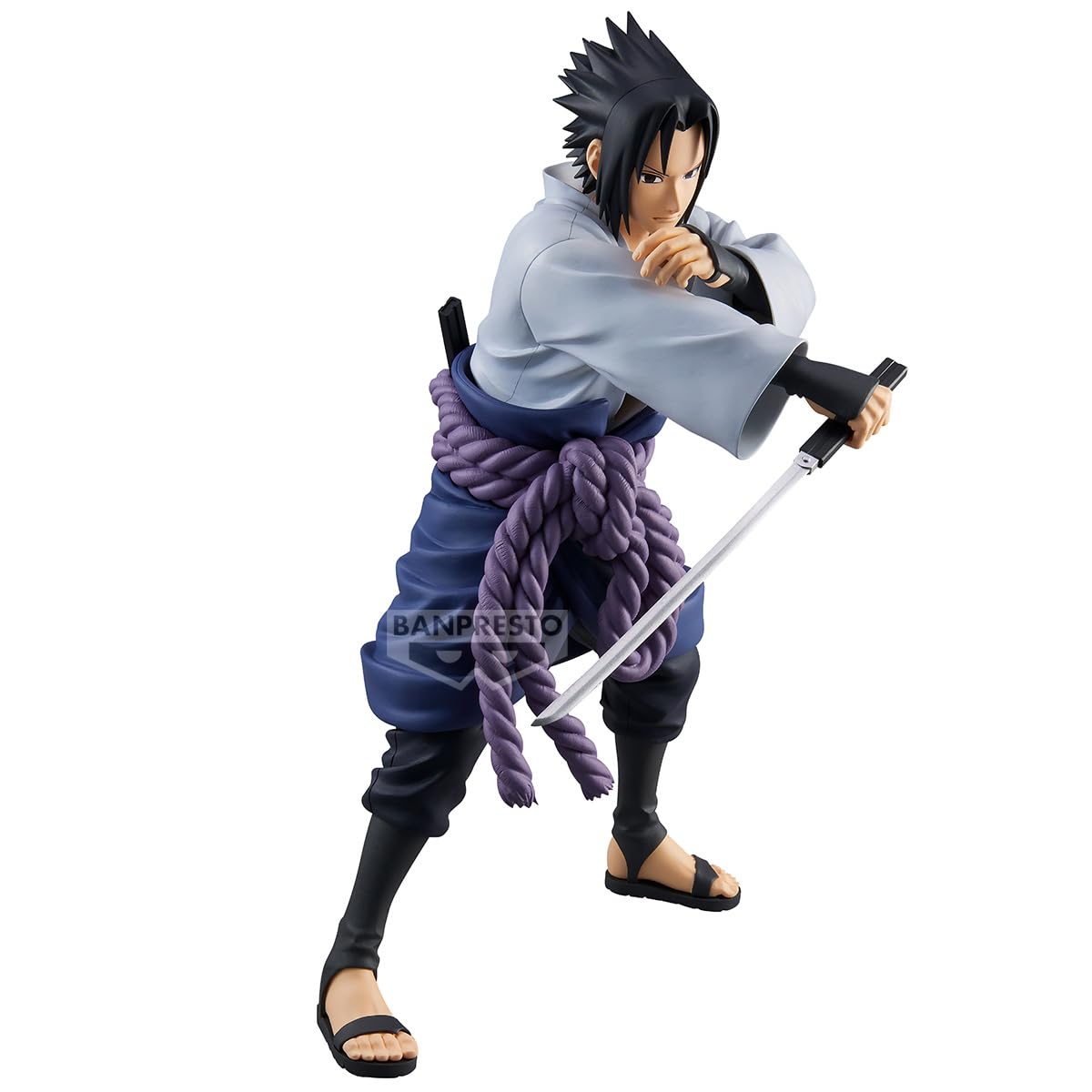 Banpresto Naruto Shippuden Uchiha Sasuke Grandista Figure – 9.4-Inch Official Licensed Collectible