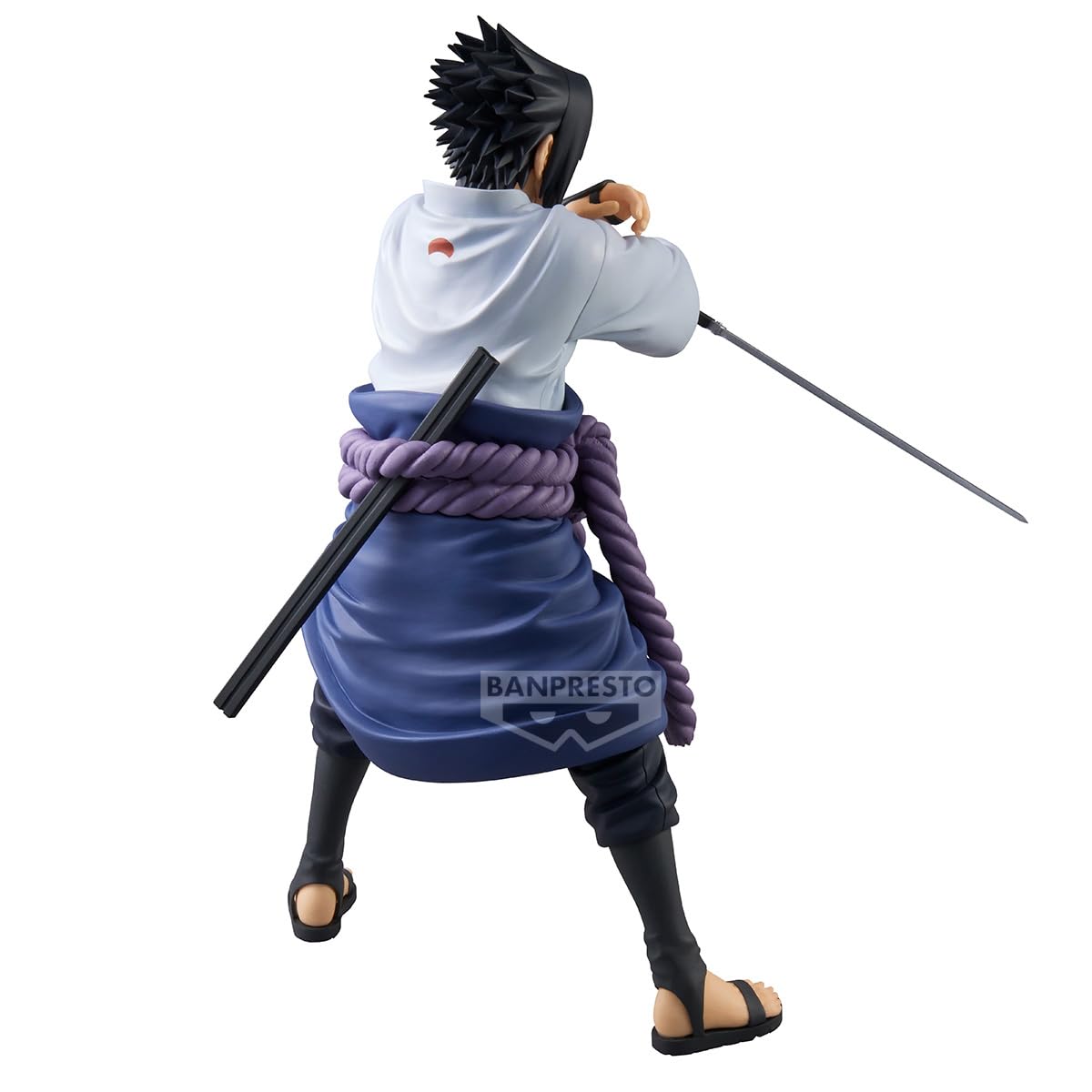 Banpresto Naruto Shippuden Uchiha Sasuke Grandista Figure – 9.4-Inch Official Licensed Collectible
