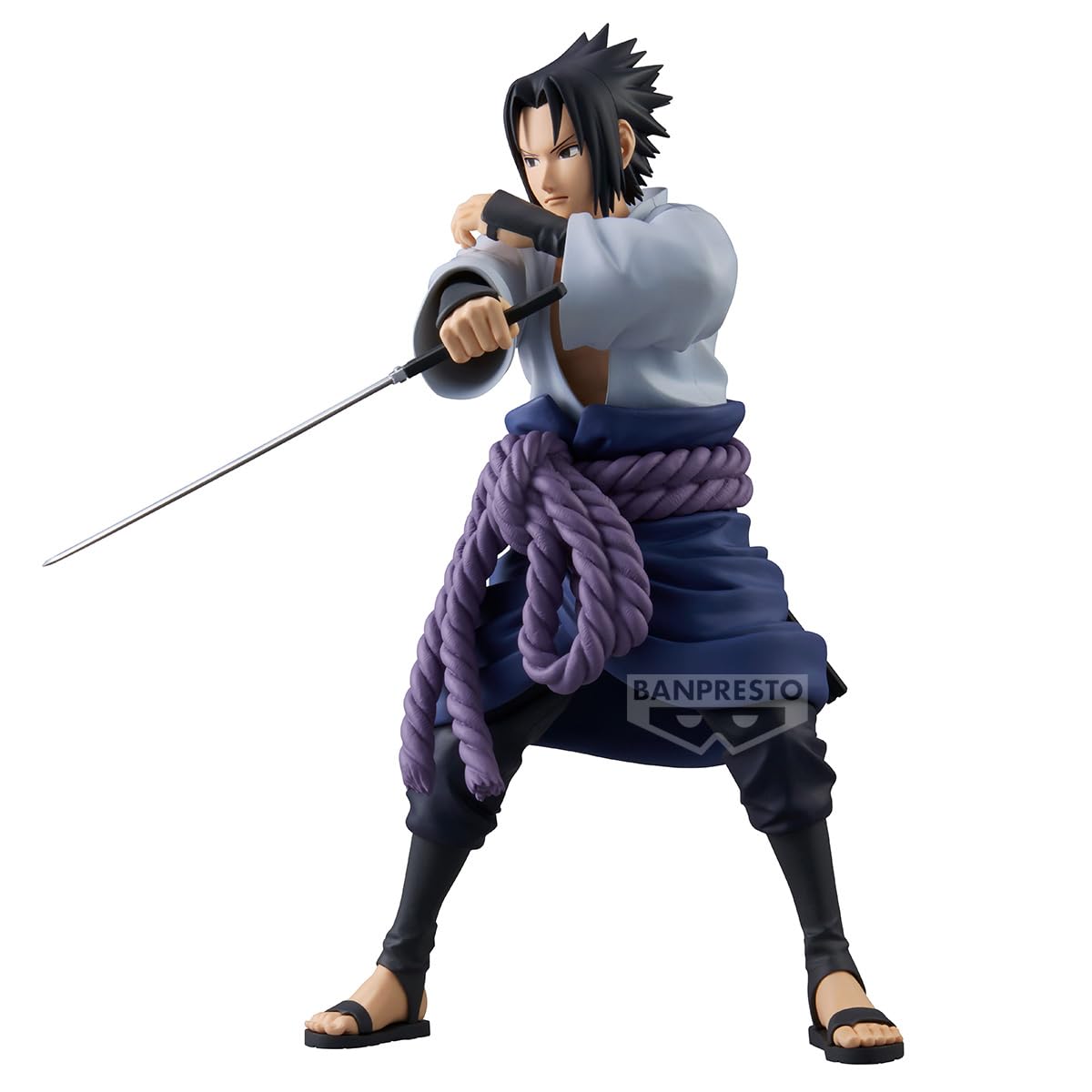 Banpresto Naruto Shippuden Uchiha Sasuke Grandista Figure – 9.4-Inch Official Licensed Collectible