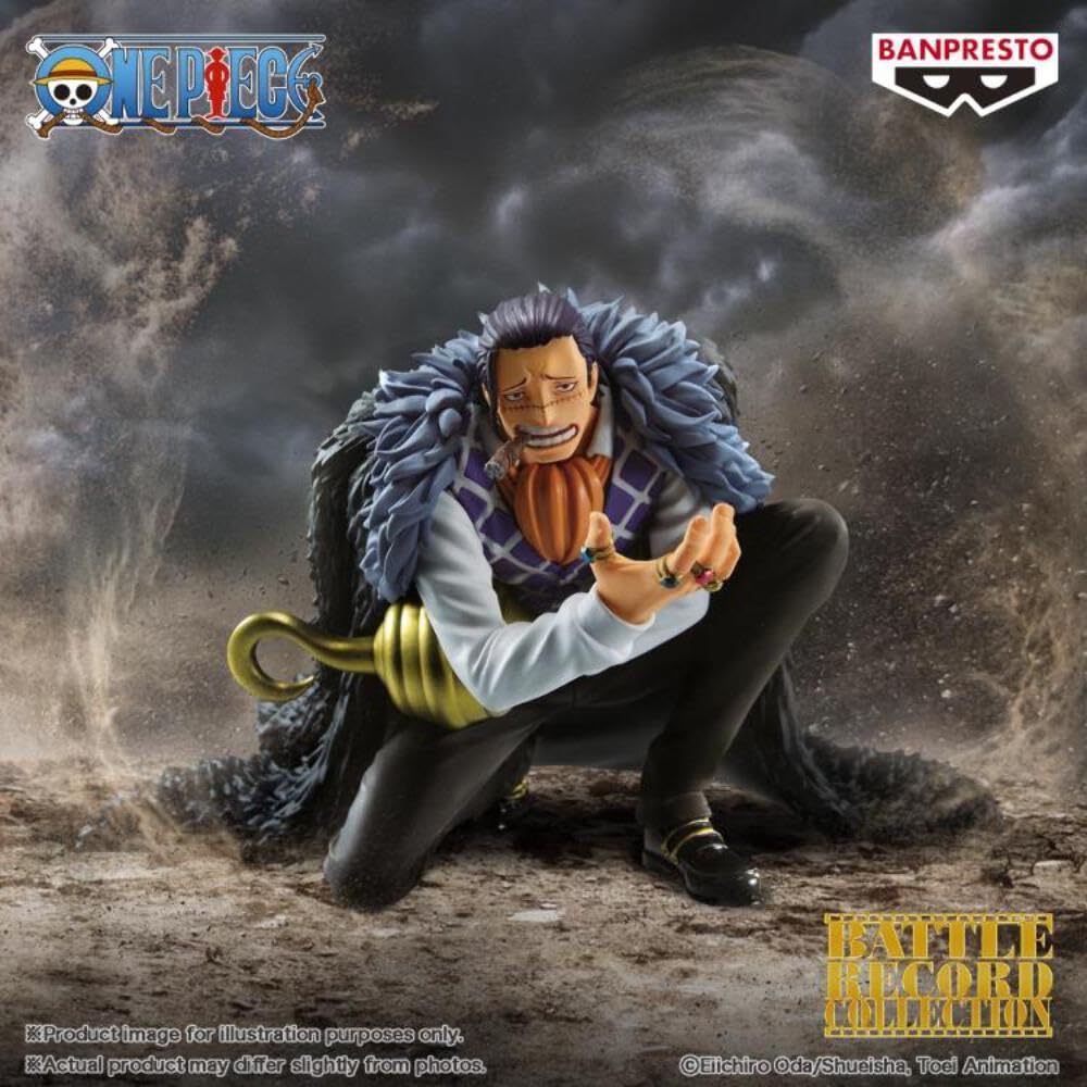 Banpresto One Piece Crocodile Figure | Battle Record Collection