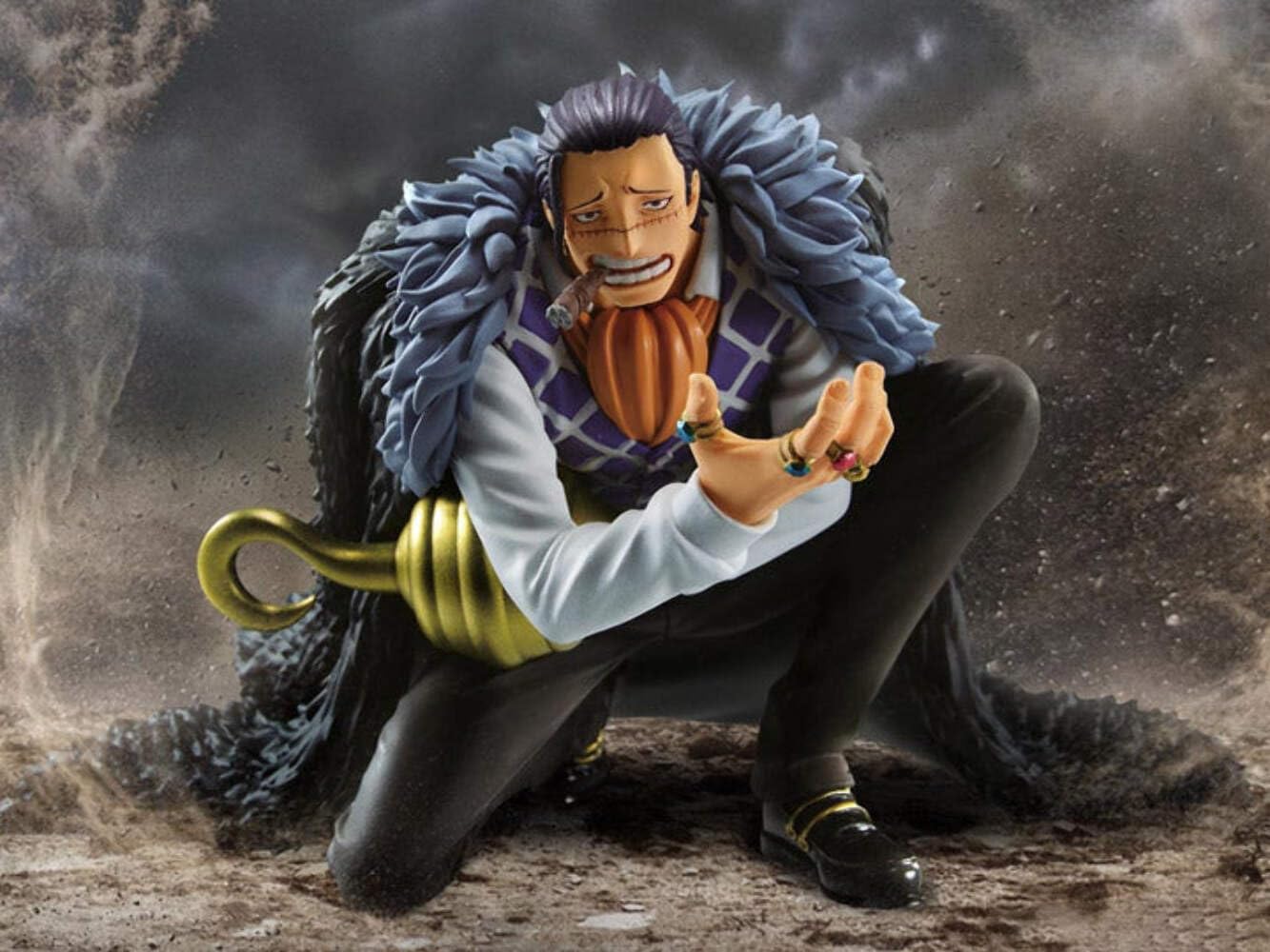 Banpresto One Piece Crocodile Figure | Battle Record Collection