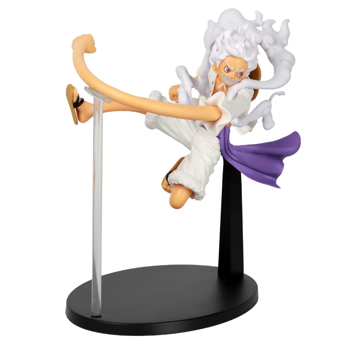 Banpresto One Piece Gear 5 Luffy Figure | Battle Record Collection, 5.1in
