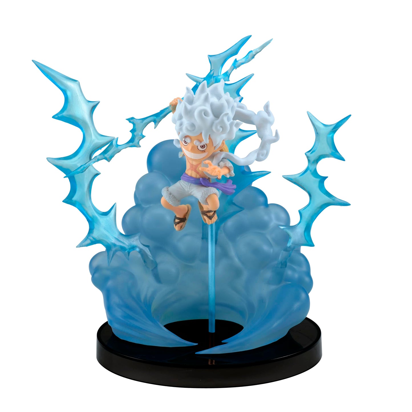 Banpresto Monkey D. Luffy Gear 5 World Collectable Figure - 2.8 in Display