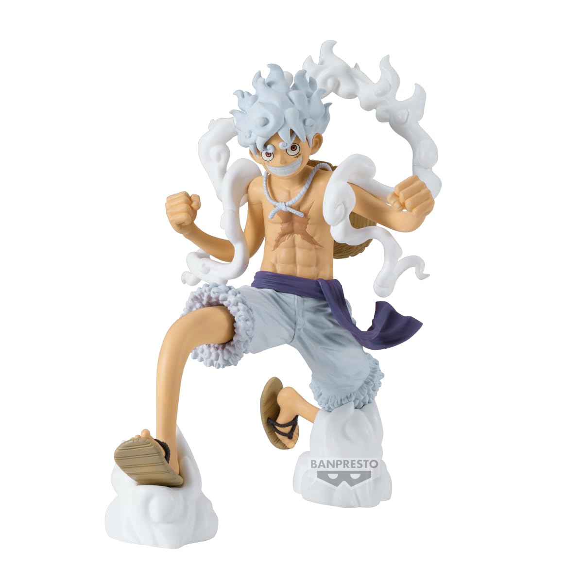 Banpresto One Piece Monkey D. Luffy Gear 5 Grandista Figure – 8.3-Inch Official Licensed Collectible
