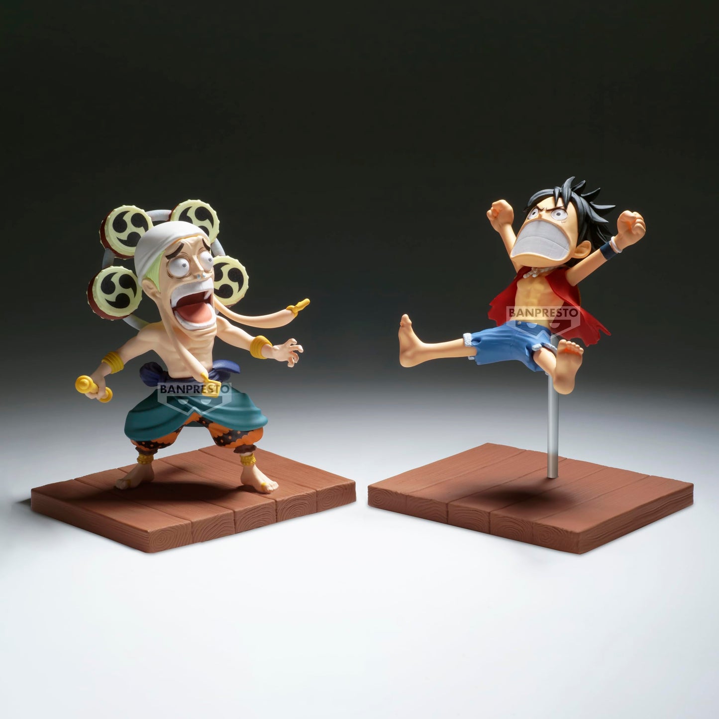 Banpresto One Piece Log Stories Luffy & Enel Figure – 3.1 Inch WCF Collectible | Official Bandai Spirits