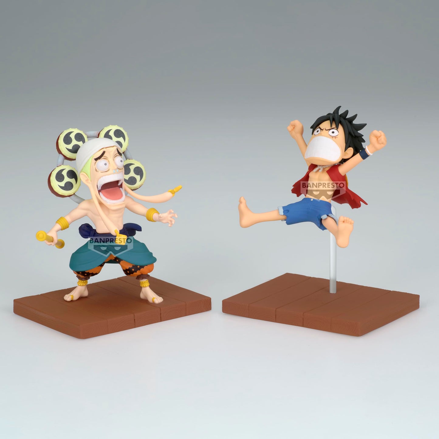Banpresto One Piece Log Stories Luffy & Enel Figure – 3.1 Inch WCF Collectible | Official Bandai Spirits