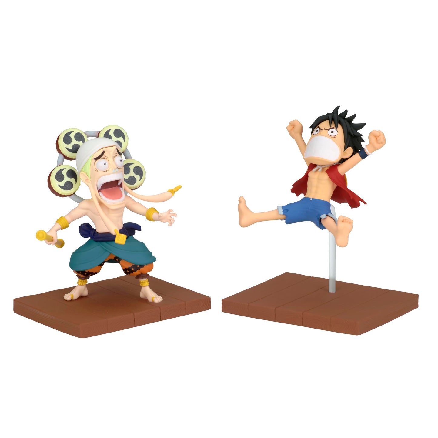 Banpresto One Piece Log Stories Luffy & Enel Figure – 3.1 Inch WCF Collectible | Official Bandai Spirits