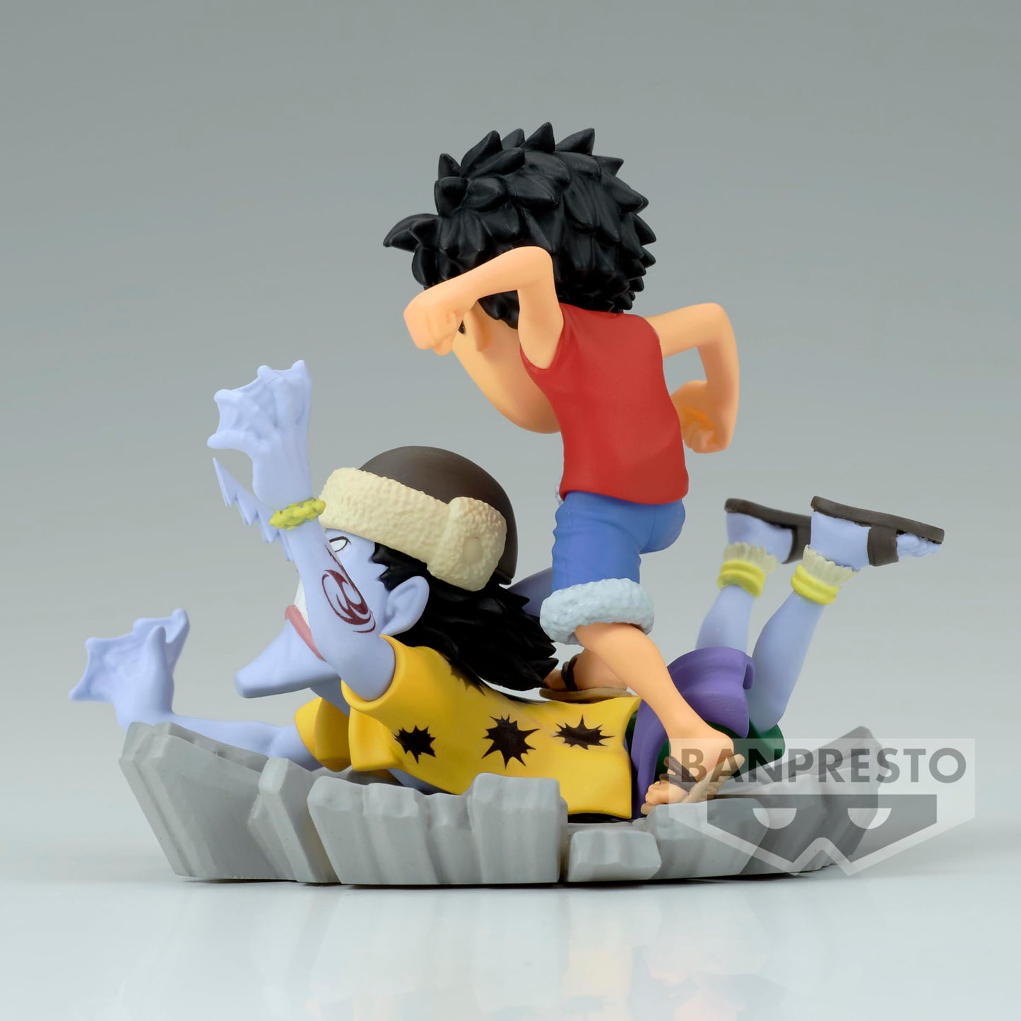 Banpresto One Piece Log Stories: Monkey D. Luffy vs Arlong Figure – World Collectable Display