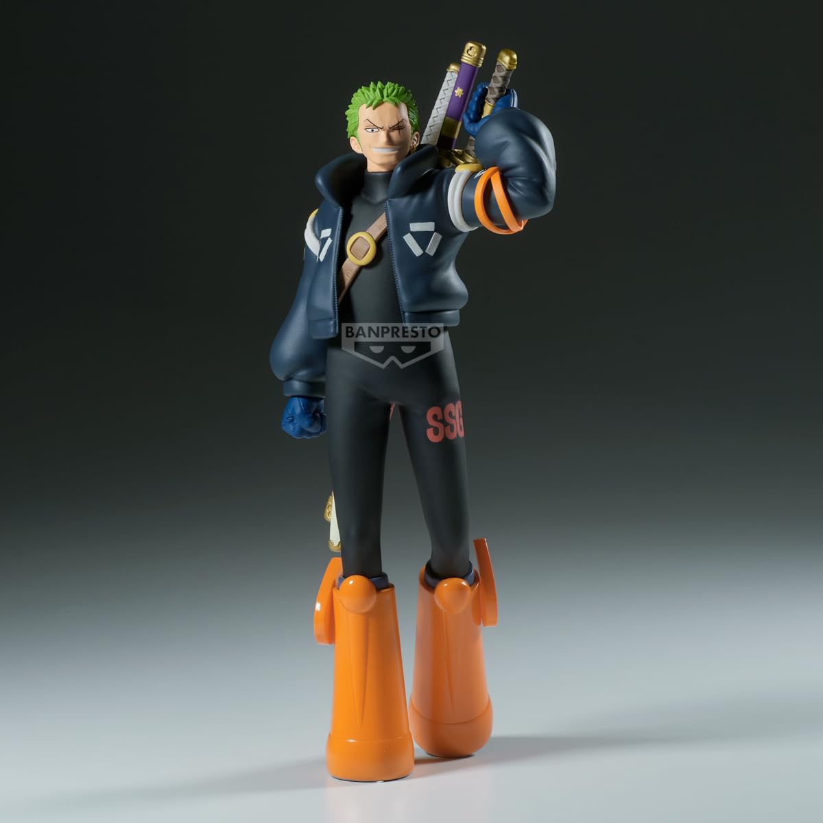 Banpresto One Piece Roronoa Zoro Egghead Ver. Shukko Figure – 6.7-Inch Officially Licensed
