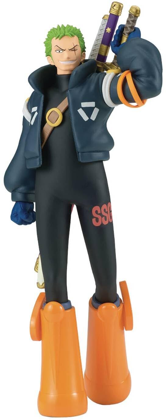 Banpresto One Piece Roronoa Zoro Egghead Ver. Shukko Figure – 6.7-Inch Officially Licensed