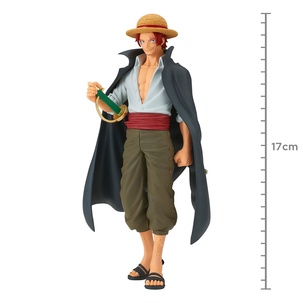 Banpresto DXF The Grandline Series Shanks Figure - 6.7-inch One Piece Collectible | Official Bandai Spirits