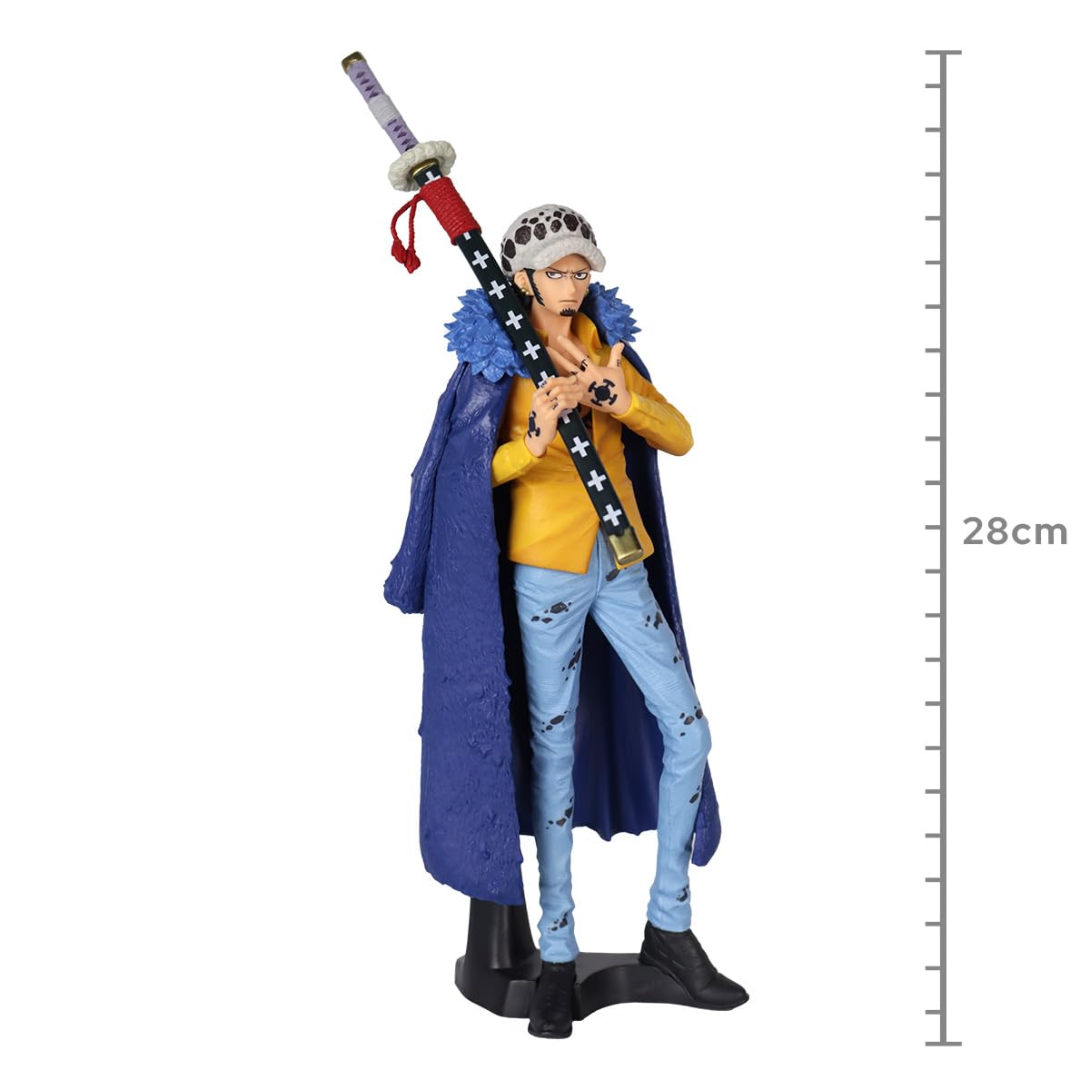 Banpresto One Piece Trafalgar Law Wanokuni King of Artist Figure - 9-Inch Display