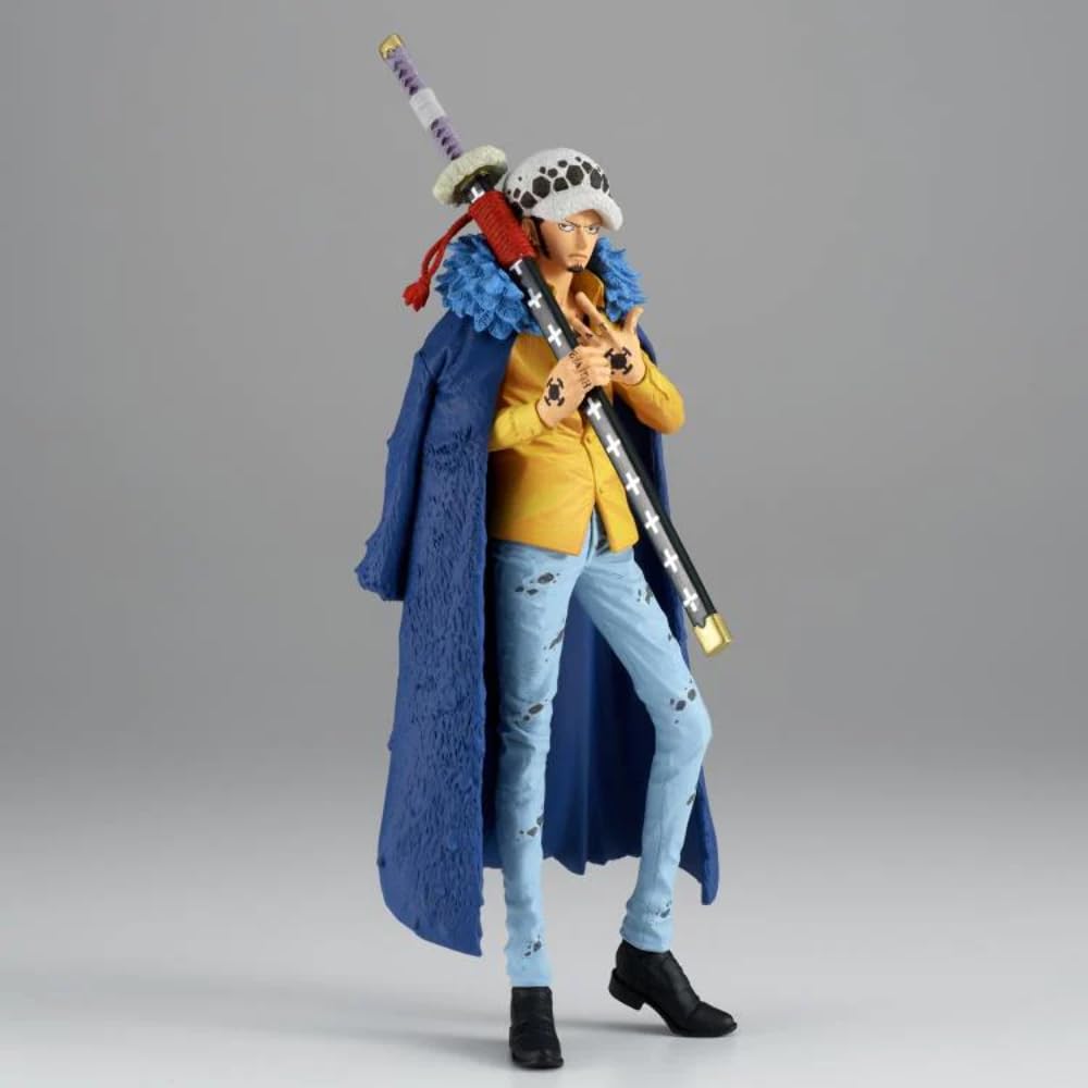 Banpresto One Piece Trafalgar Law Wanokuni King of Artist Figure - 9-Inch Display